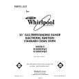 WHIRLPOOL SF3000ERW2 Catálogo de piezas
