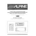 ALPINE 1203 Manual de Usuario