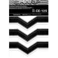 SHARP CE125 Manual de Usuario