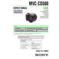 SONY MVCCD500 Manual de Servicio