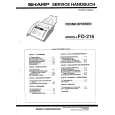 SHARP FO-216 Manual de Servicio