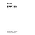 SONY BKP-7311 Manual de Servicio