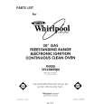WHIRLPOOL SF332BERW0 Catálogo de piezas