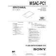 SONY MSAC-PC1 Manual de Servicio