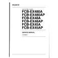 SONY FCBEX45AP Manual de Servicio