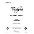 WHIRLPOOL LA5600XTW0 Catálogo de piezas