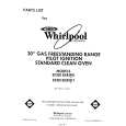 WHIRLPOOL SF301BSRW1 Catálogo de piezas