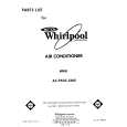 WHIRLPOOL ACP502XM0 Catálogo de piezas