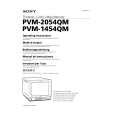 SONY PVM-2054QM Manual de Usuario