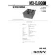 SONY MXDJ9000 Manual de Servicio