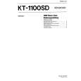 KENWOOD KT-1100SD Manual de Usuario