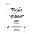 WHIRLPOOL SE960PEPW6 Catálogo de piezas