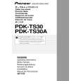 PIONEER PDK-TS30/WL5 Manual de Usuario