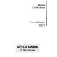 ARTHUR MARTIN ELECTROLUX FE2019W1 Manual de Usuario