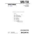 SONY SRST33 Manual de Servicio
