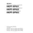 SONY HKPF-SP022 Manual de Servicio