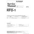 PIONEER RFD1 I Manual de Servicio