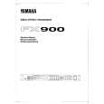 YAMAHA FX900 Manual de Usuario