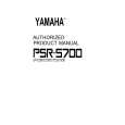 YAMAHA PSR-5700 Manual de Usuario