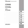 PIONEER XV-CX505/NAXJ5 Manual de Usuario