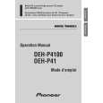 PIONEER DEH-P41/XN/UC Manual de Usuario