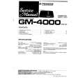 PIONEER GM4000 Manual de Servicio