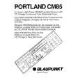 BLAUPUNKT PORTLAND CM85 Manual de Usuario