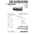 SONY CDXCA700 Manual de Servicio