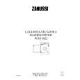 ZANUSSI WDD1022 Manual de Usuario