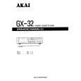 AKAI GX-32 Manual de Usuario