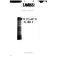 ZANUSSI ZU3120F Manual de Usuario