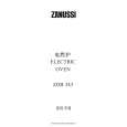ZANUSSI ZOB343XC Manual de Usuario