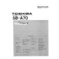 TOSHIBA SB-A70 Manual de Servicio