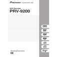 PIONEER PRV-9200/KU/CA Manual de Usuario