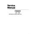 FISHER CA276 Manual de Servicio