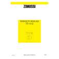 ZANUSSI TD4112 Manual de Usuario