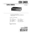 SONY CDX-5N69 Manual de Servicio