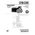 SONY CFM-2300 Manual de Servicio