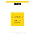 ZANUSSI ZGK20LV Manual de Usuario