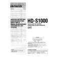 AIWA HD-S1000 Manual de Usuario