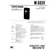 SONY M665V Manual de Servicio