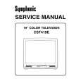 SYMPHONIC CST419E Manual de Servicio