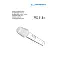 SENNHEISER MD 512 FE Manual de Usuario