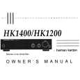 HARMAN KARDON HK1400 Manual de Usuario