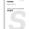 TOSHIBA W607C Manual de Servicio