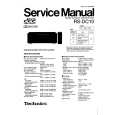 TECHNICS RSDC10 Manual de Servicio