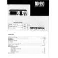 NIKKO ND-990 Manual de Servicio
