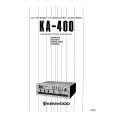 KENWOOD KA-400 Manual de Usuario