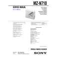SONY MZN710 Manual de Servicio