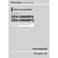 PIONEER DEH-2980MPA/XF/BR Manual de Usuario